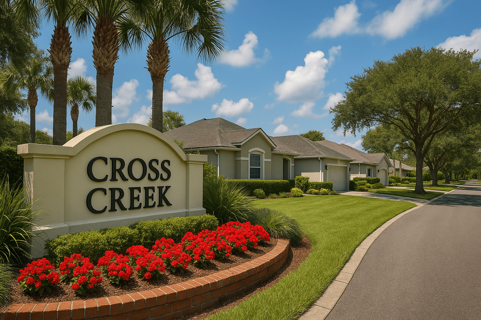 Photorealistic Entrance of Cross Creek