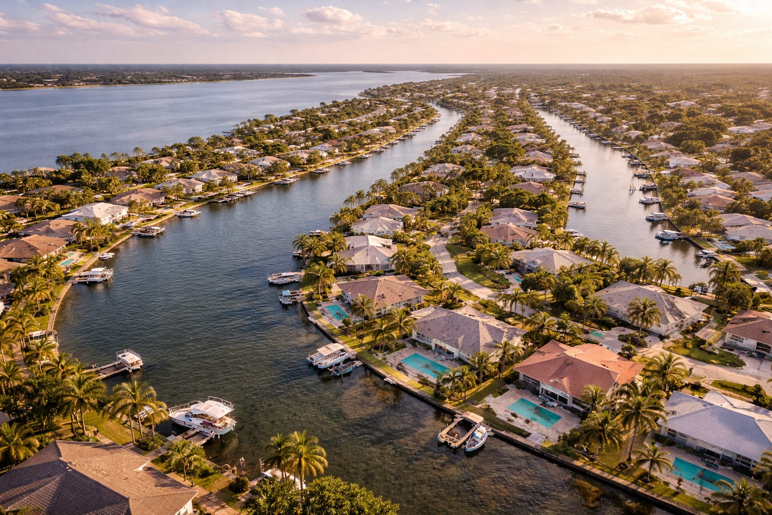 Entrance sign of Catalina Isle Estates in Merritt Island, Florida