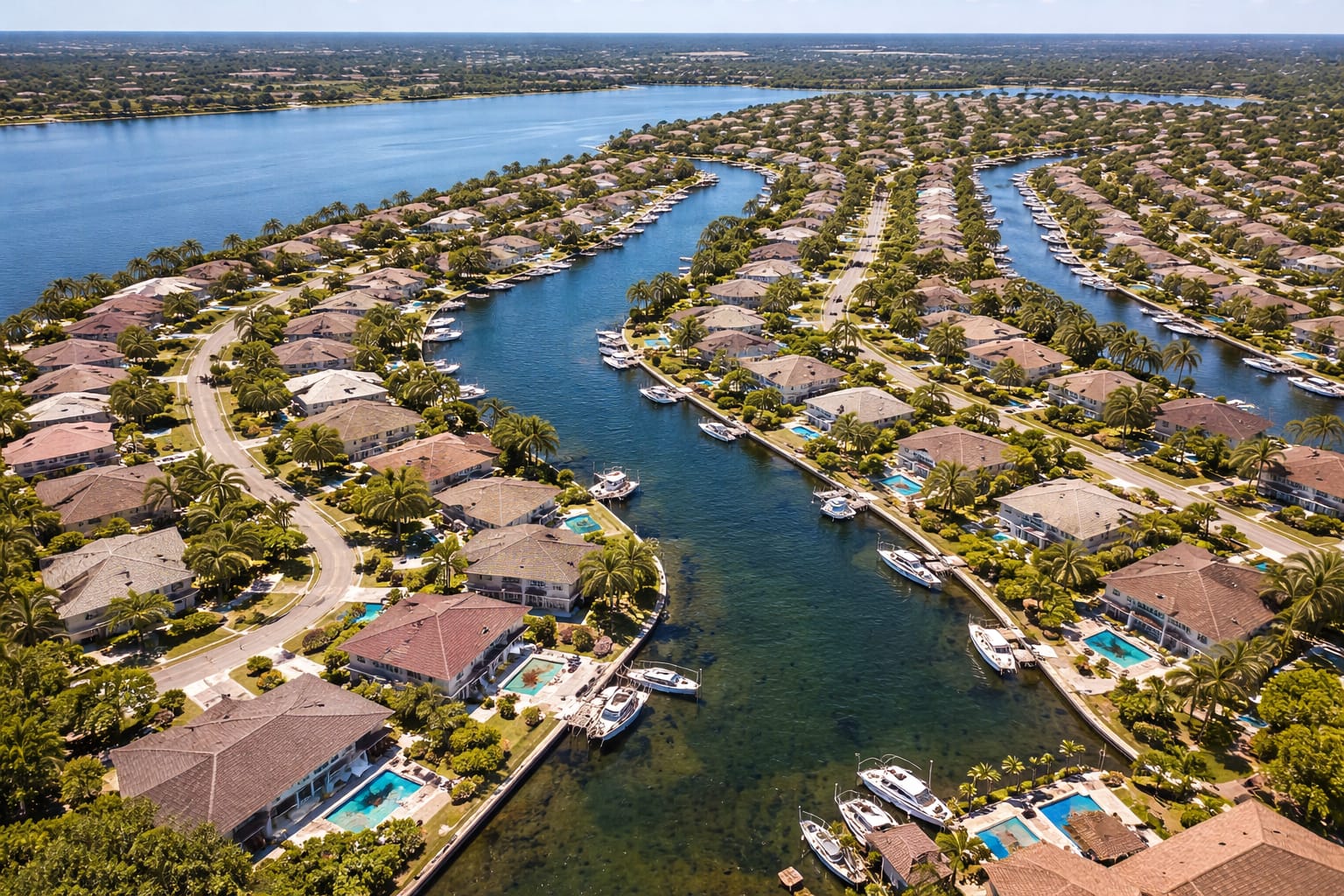 Entrance sign of Diana Shores in Merritt Island, Florida