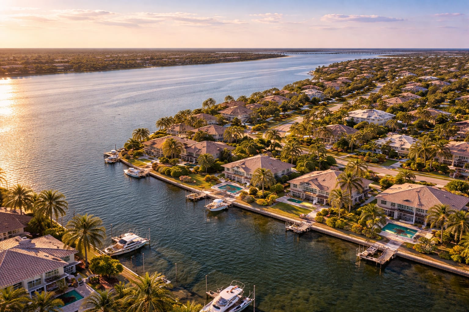 Entrance sign of Merritt Island Estates in Merritt Island, Florida