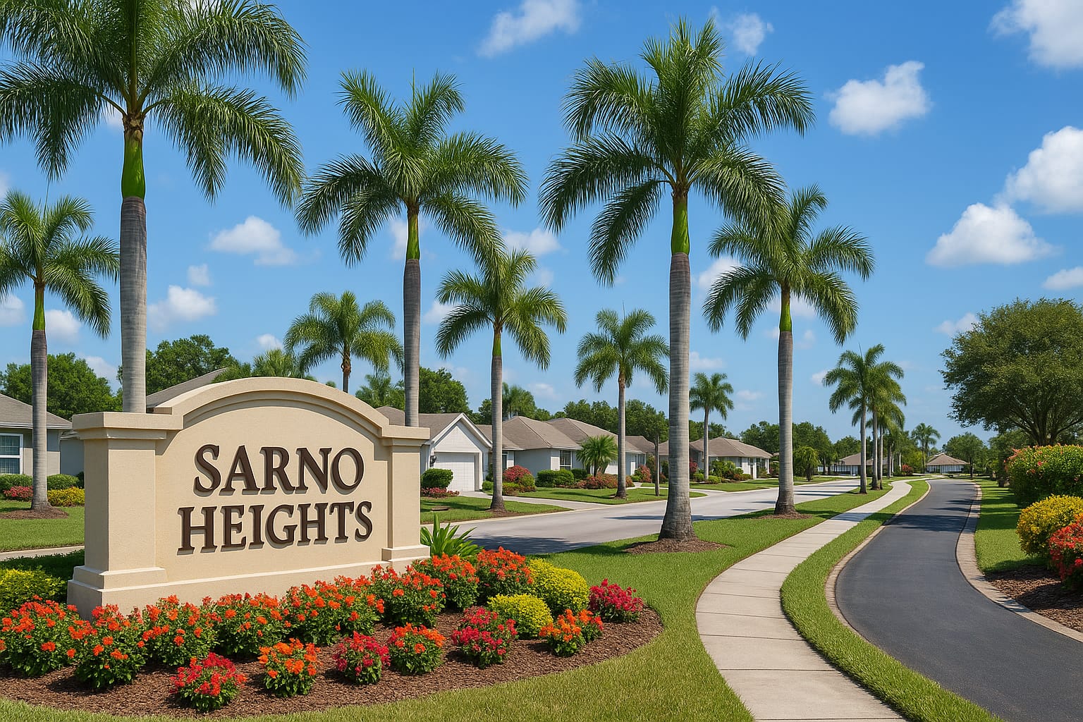 Entrance sign of [Neighborhood Name] in [City], Florida