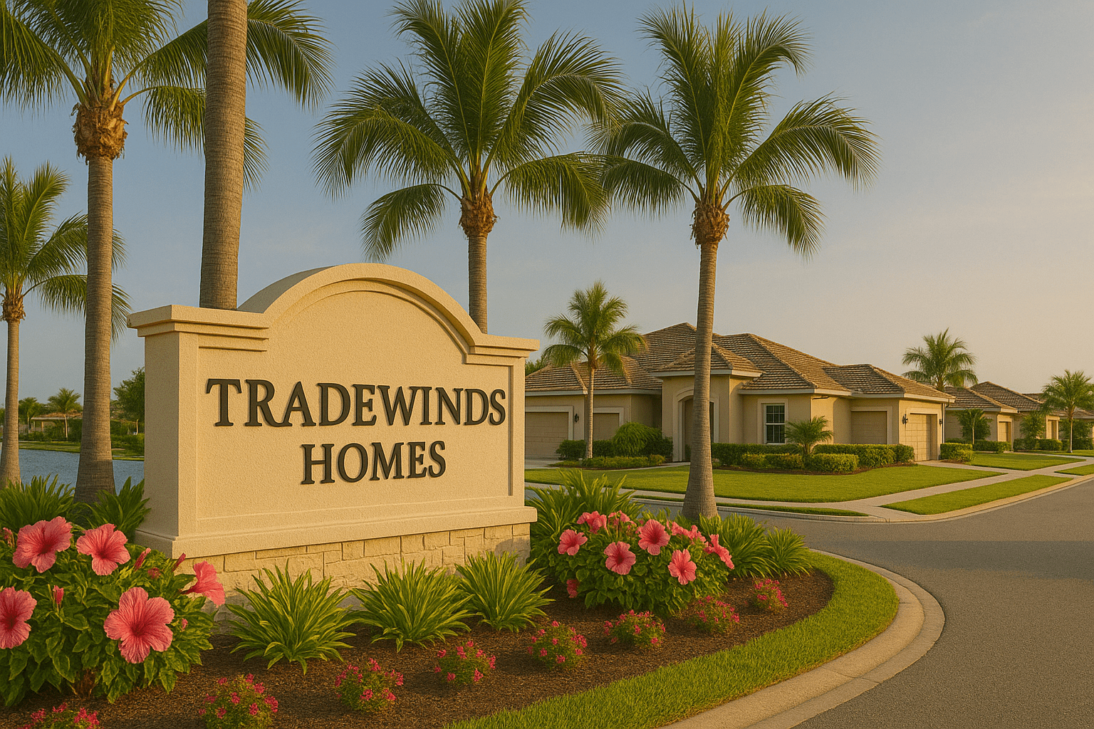 Entrance sign of [Neighborhood Name] in [City], Florida