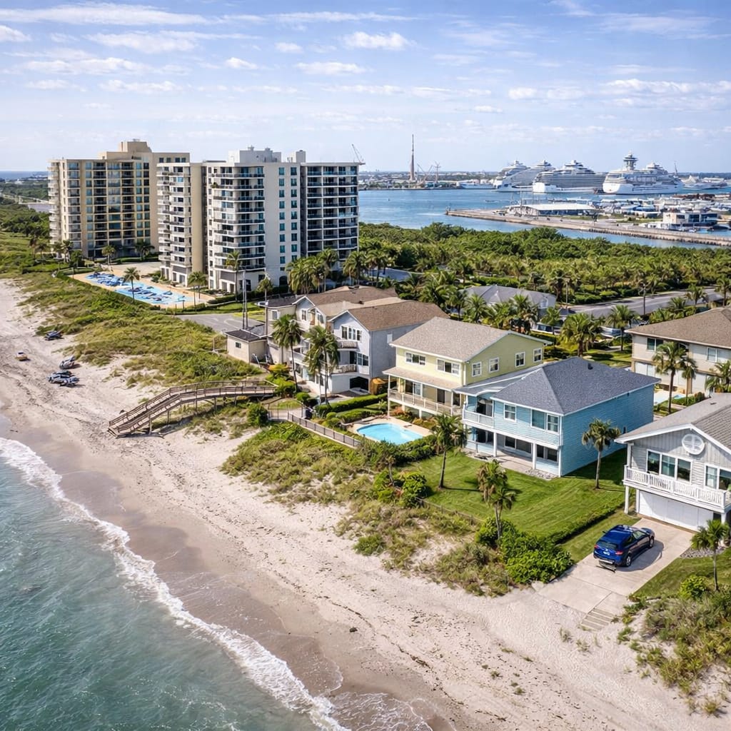 Cape Canaveral Florida investment properties including beach condos and rental properties near Port Canaveral