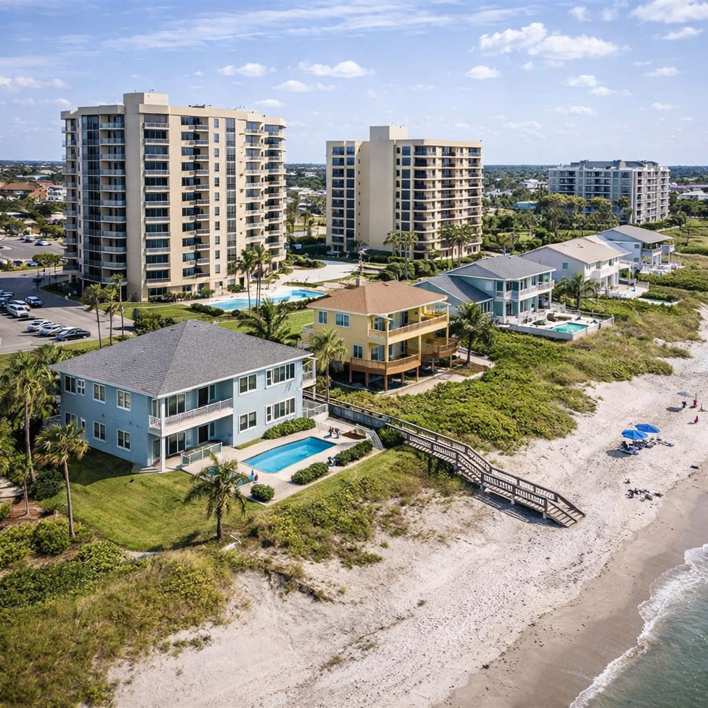 Cocoa Beach Florida investment properties including beachfront condos and vacation rentals