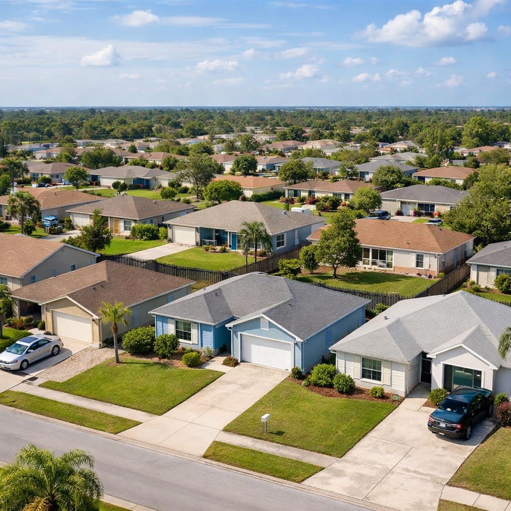 Affordable investment properties in Palm Bay Florida including rental homes and residential neighborhoods