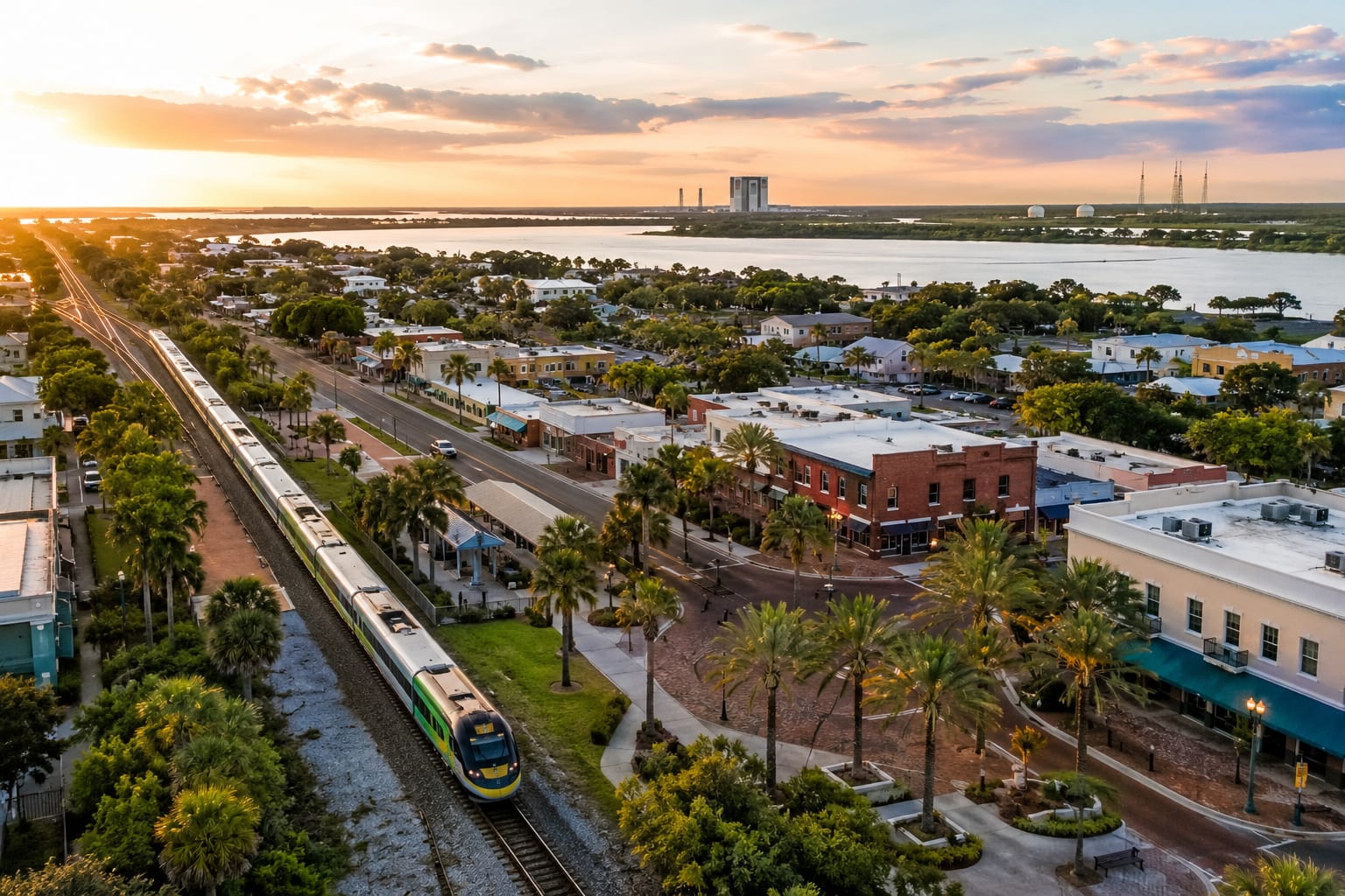 Cocoa Florida growth with Cocoa Village redevelopment, rail access, and Space Coast development