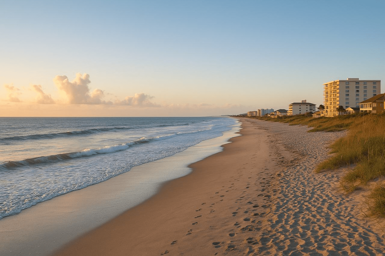 Indialantic Atlantic beachfront and walkable town