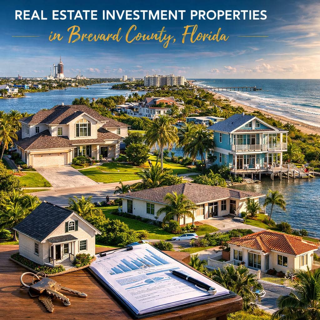 Real estate investment properties in Brevard County Florida including rental homes and coastal properties