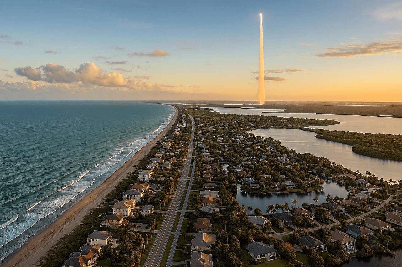 Florida’s Space Coast—riverfront and beach communities in Brevard County